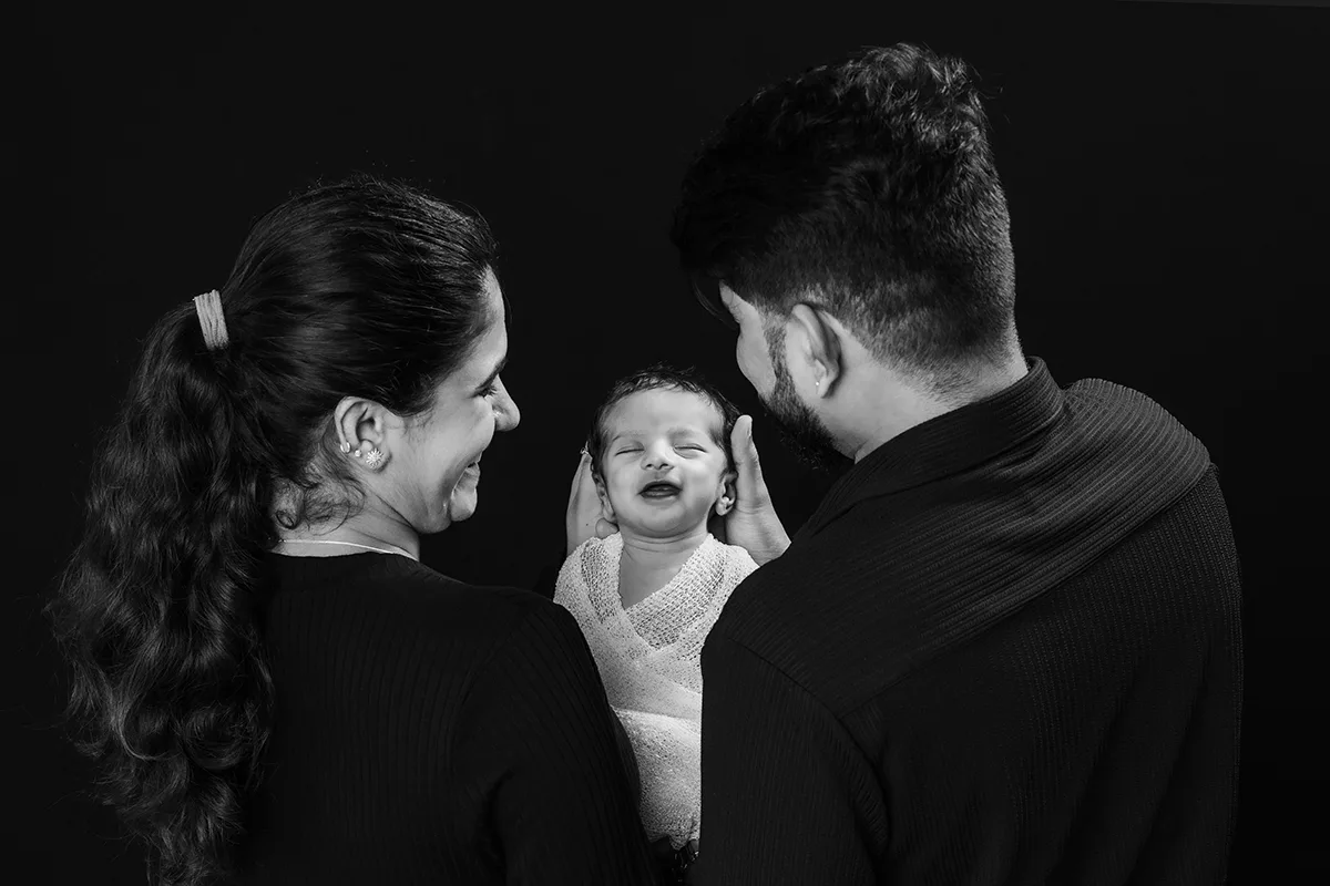Josith Ram's Newborn Baby Photography by Adithi Media in Karur – Capturing heartwarming moments to cherish forever.