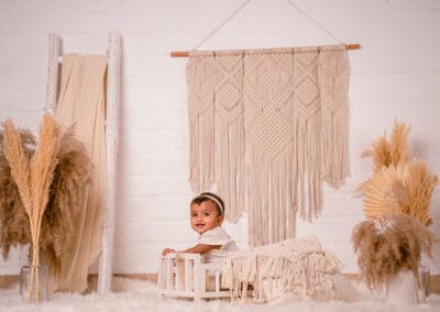 Sarah's Newborn Photography by Adithi Media in Karur – Tender, timeless moments captured with love and care.