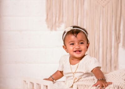 Sarah's Newborn Photography by Adithi Media in Karur – Tender, timeless moments captured with love and care.