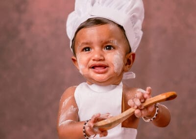 Sarah's Newborn Photography by Adithi Media in Karur – Tender, timeless moments captured with love and care.