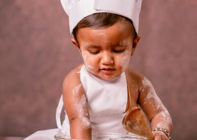 Sarah's Newborn Photography by Adithi Media in Karur – Tender, timeless moments captured with love and care.