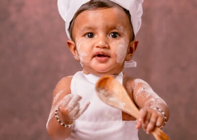 Sarah's Newborn Photography by Adithi Media in Karur – Tender, timeless moments captured with love and care.