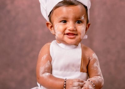 Sarah's Newborn Photography by Adithi Media in Karur – Tender, timeless moments captured with love and care.