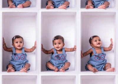 Sarah's Newborn Photography by Adithi Media in Karur – Tender, timeless moments captured with love and care.