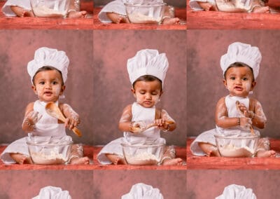 Sarah's Newborn Photography by Adithi Media in Karur – Tender, timeless moments captured with love and care.